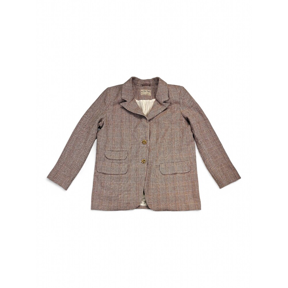 We The Free Men's Plaid Tailored Blazer Sport Coat Large